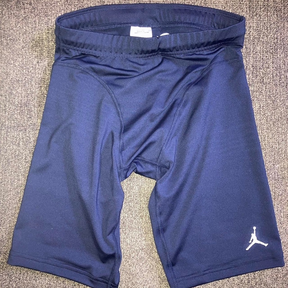 Nike Jordan Brand Compression Shorts Blue 433150-419 Men's Size XXL Made In USA